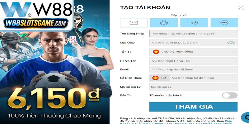 Đăng Ký W88 - Hướng Dẫn Thiết Lập Acc Thành Công 100% 5 Hướng dẫn đăng ký W88 chi tiết cho người mới bắt đầu dễ dàng